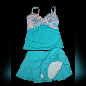 Landsend Tankini/skirt